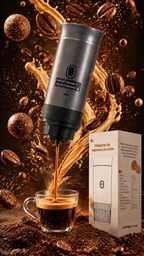 Caffio™ Maquina de Café Portátil 3 en 1 | Tu café favorito. Donde quieras. Cuando quieras.